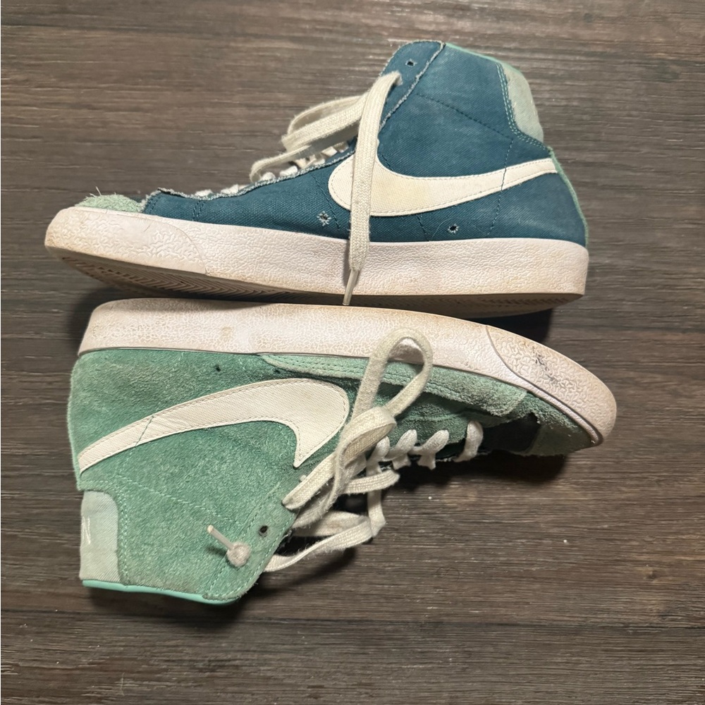 Nike Blazers Green/Blue